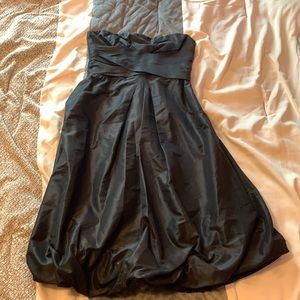 NWT Black Strapless Cocktail Dress Size 2